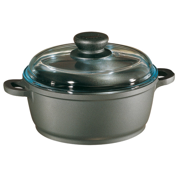671206 Tradition Induction Dutch Oven with Glass Lid 2.5 Quart Pot –  Berndes Cookware